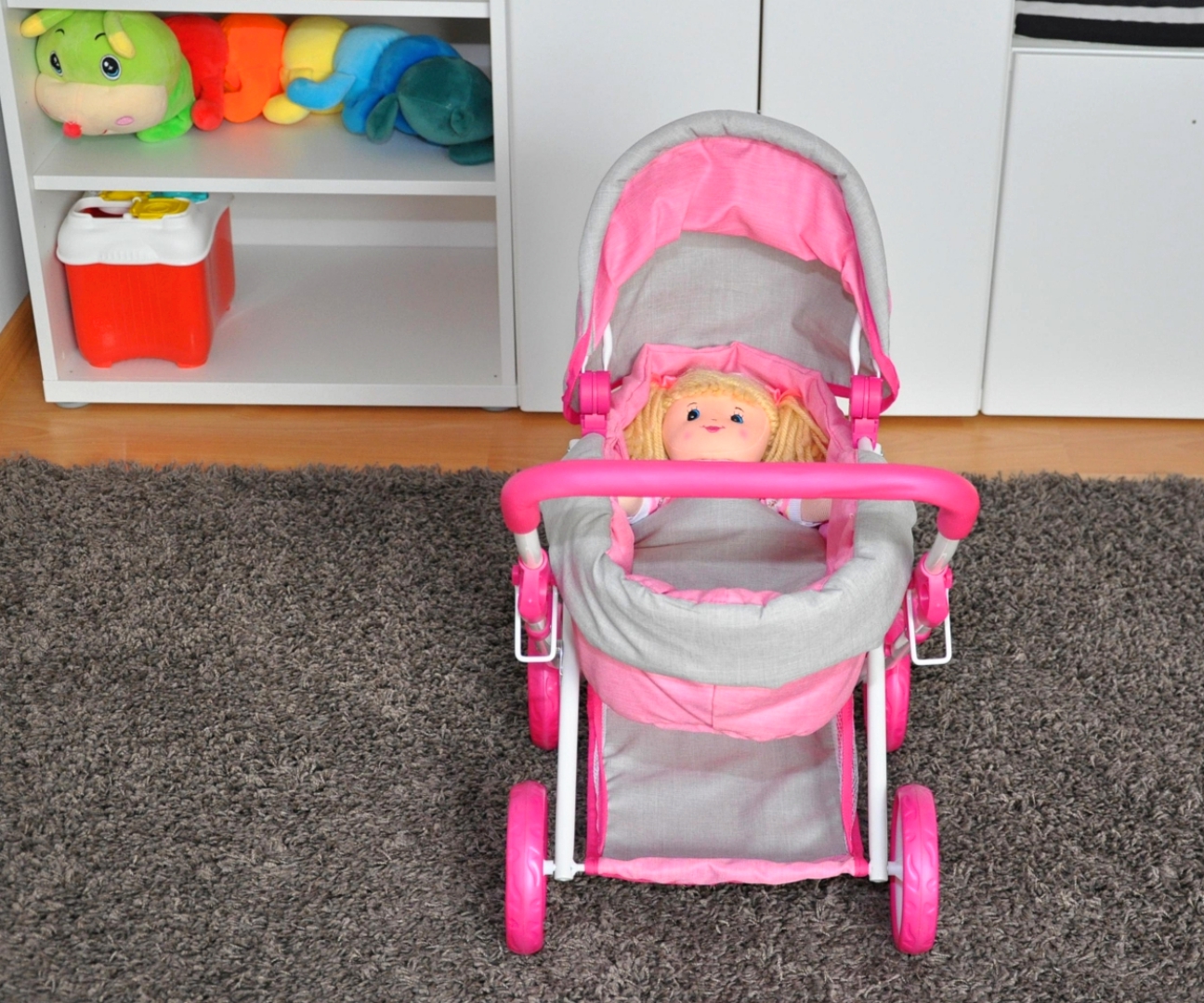 Milly Mally Wózek dla lalek Alice Prestige Pink — zdjęcie 7