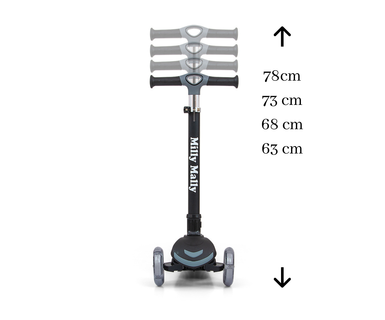 Milly Mally Scooter Boogie Black — zdjęcie 5