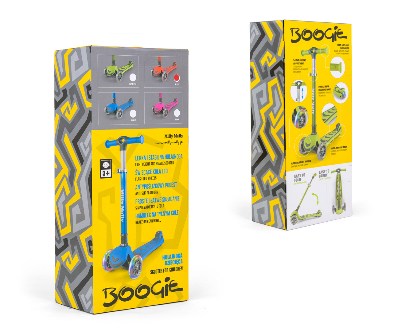 Milly Mally Scooter Boogie Black — zdjęcie 10