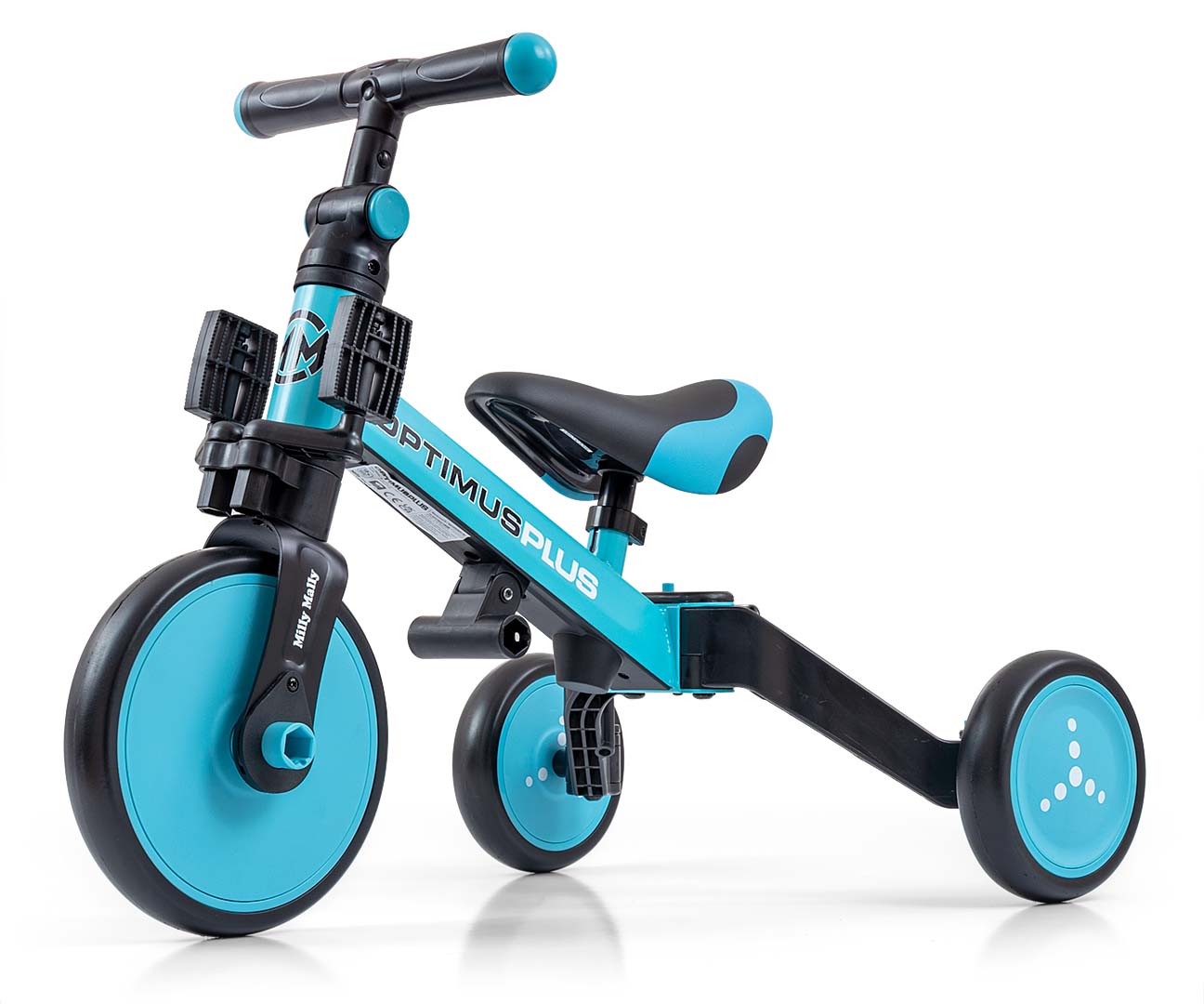Milly Mally Rowerek 4w1 Optimus Plus Blue — zdjęcie 3