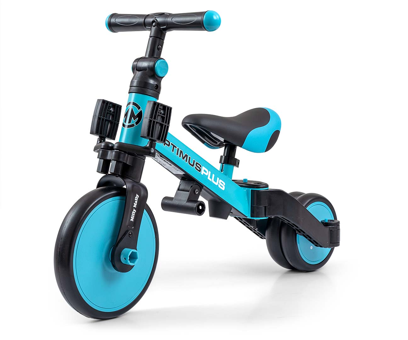 Milly Mally Rowerek 4w1 Optimus Plus Blue — zdjęcie 6