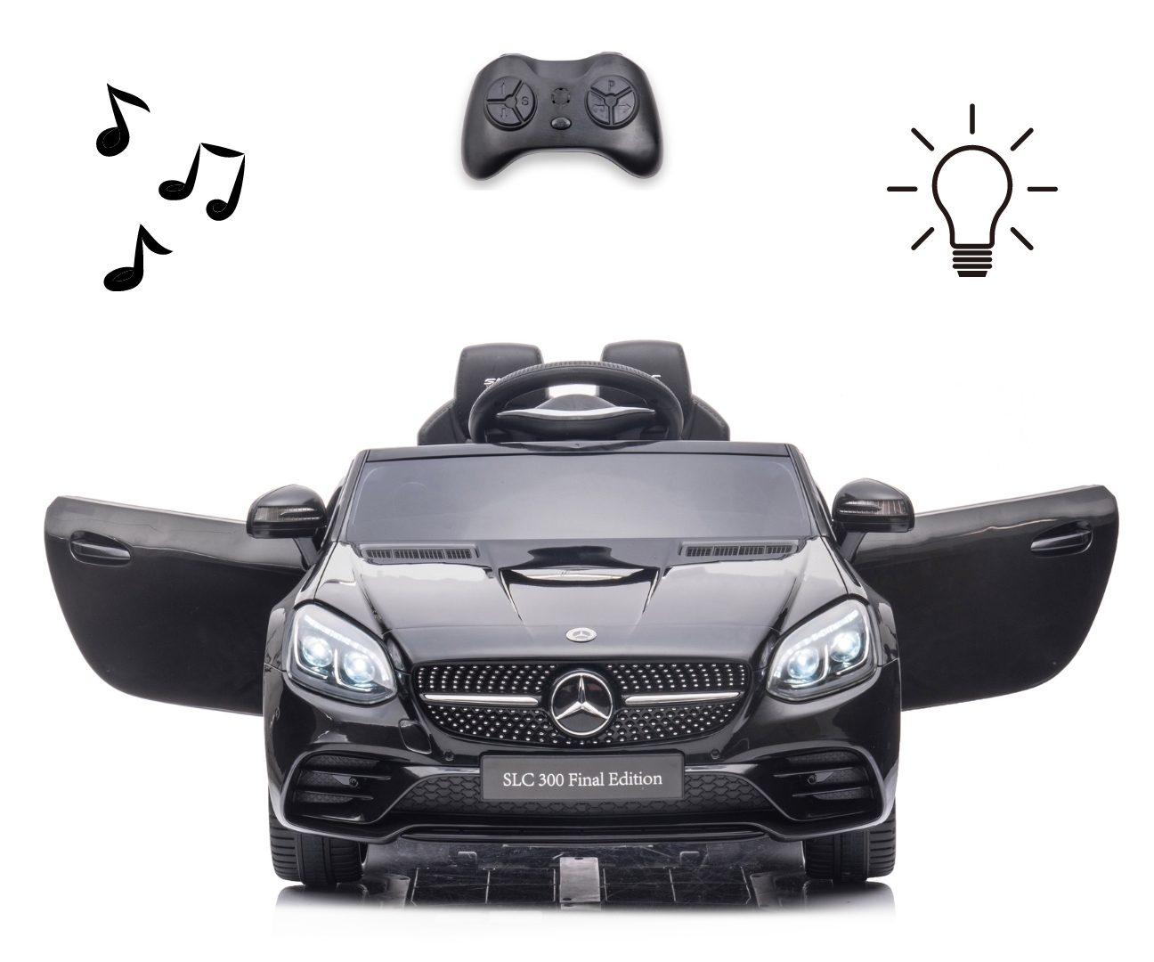 Milly Mally Pojazd na akumulator Mercedes-Benz SLC Black — zdjęcie 6