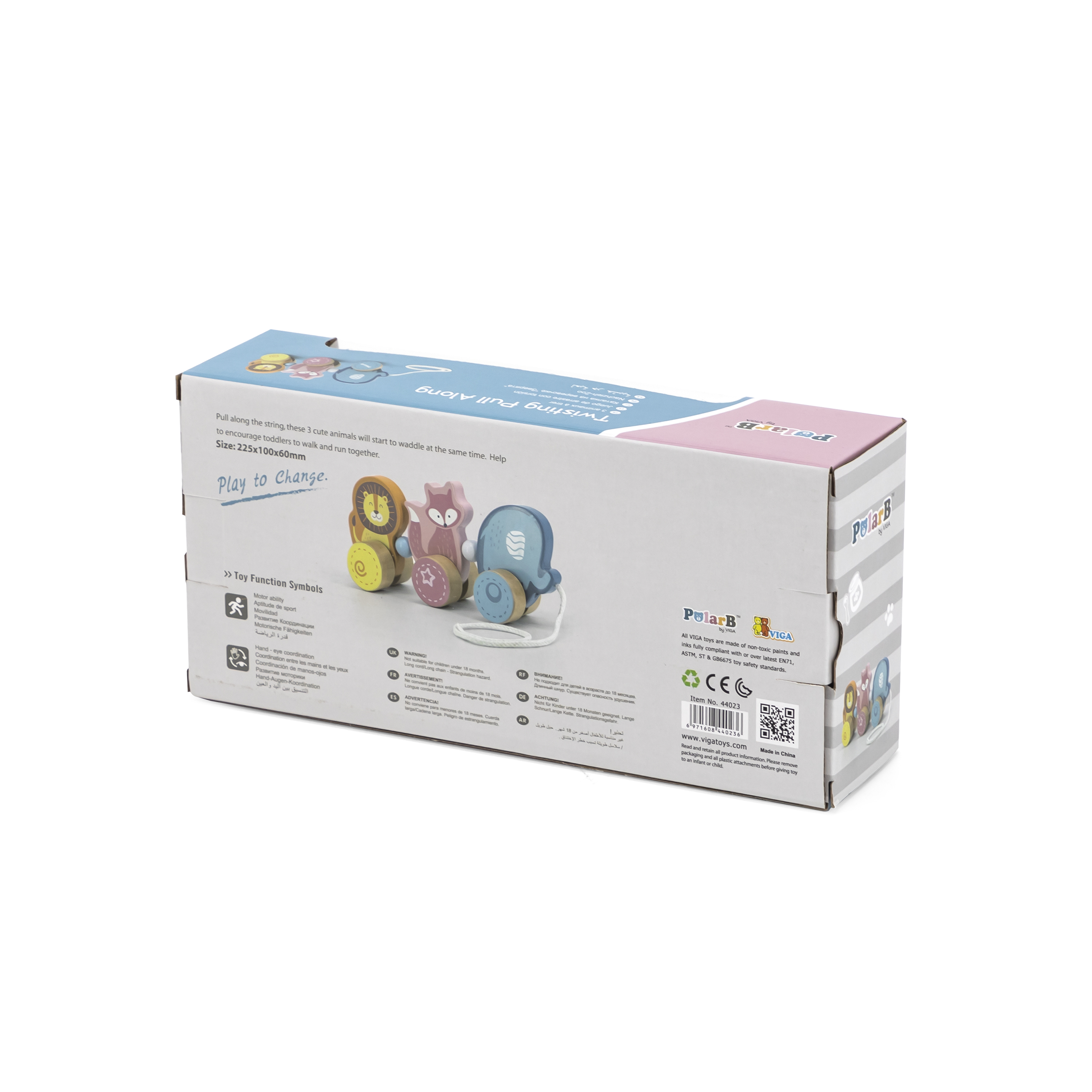 Viga 44023 PolarB Przyjaciele z Zoo do ciągnięcia — zdjęcie 5