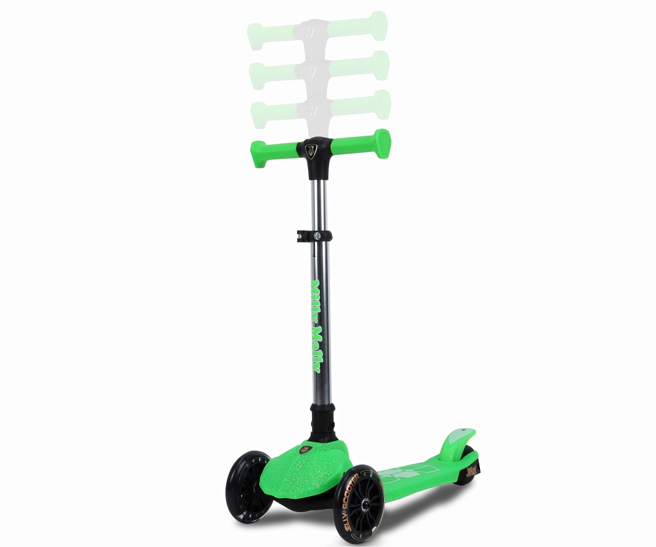 Milly Mally Scooter Jelly Green — zdjęcie 8