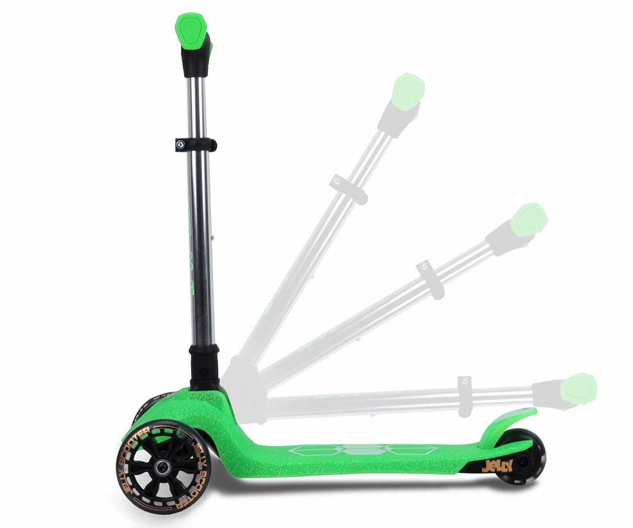 Milly Mally Scooter Jelly Green — zdjęcie 9