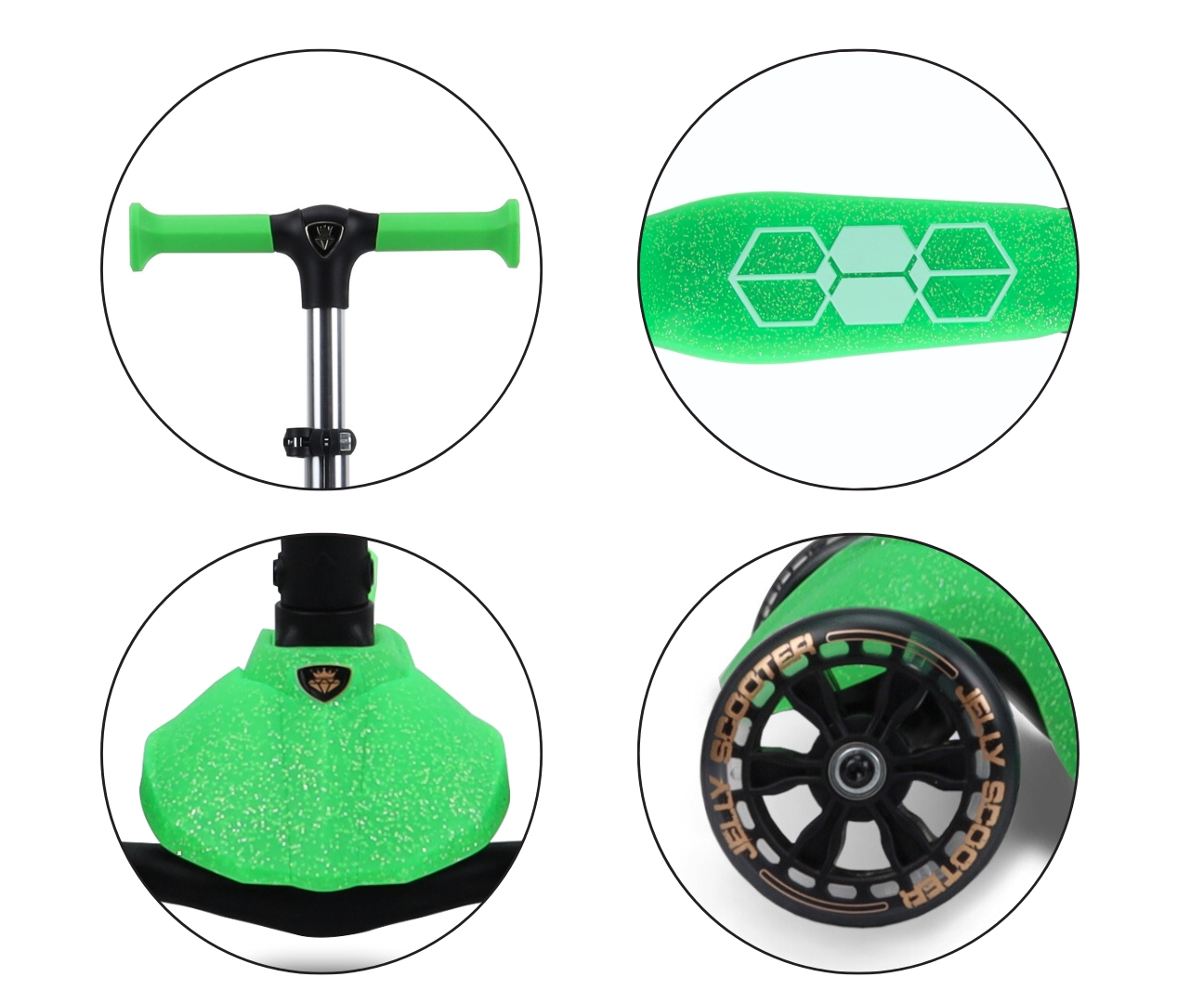 Milly Mally Scooter Jelly Green — zdjęcie 11