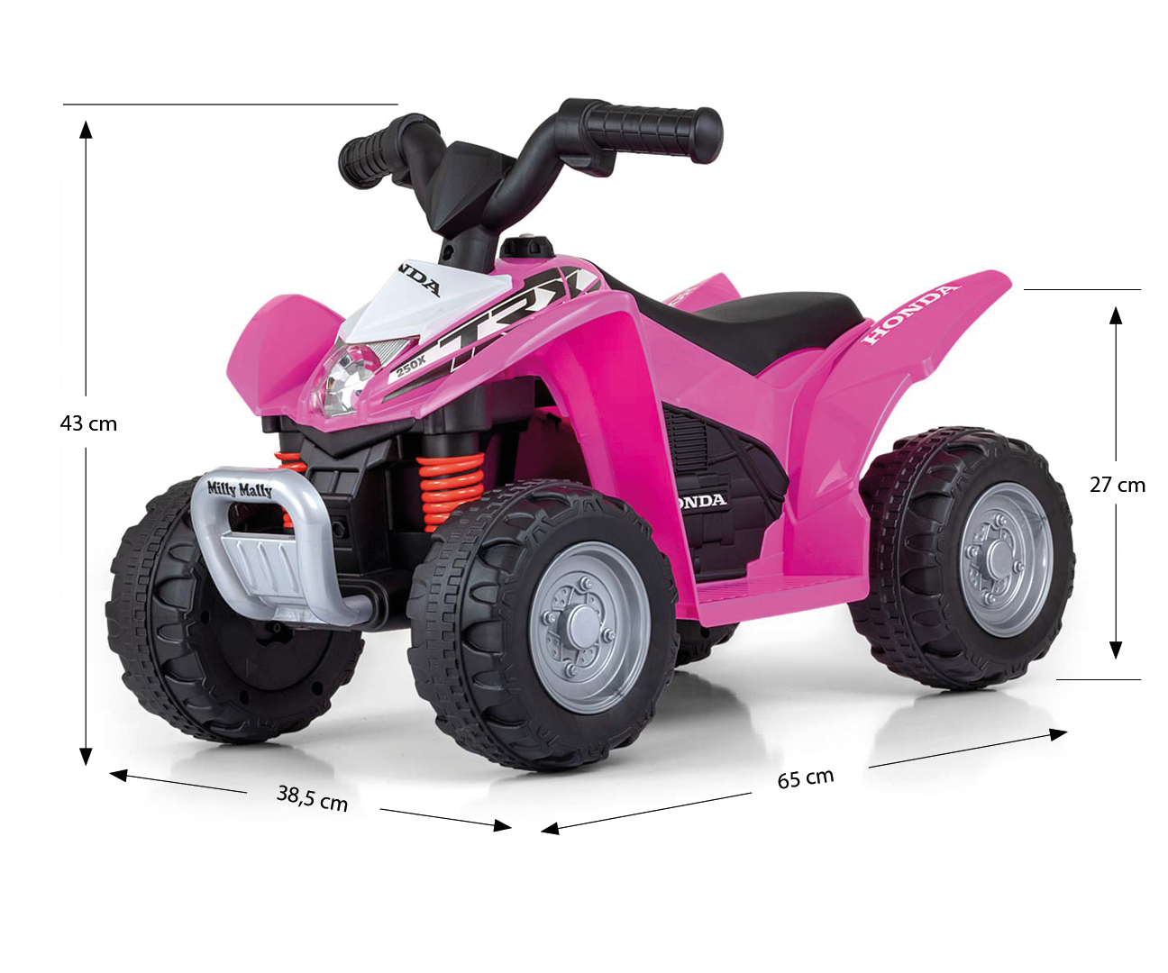 Milly Mally Pojazd na akumulator Quad HONDA ATV Pink — zdjęcie 5