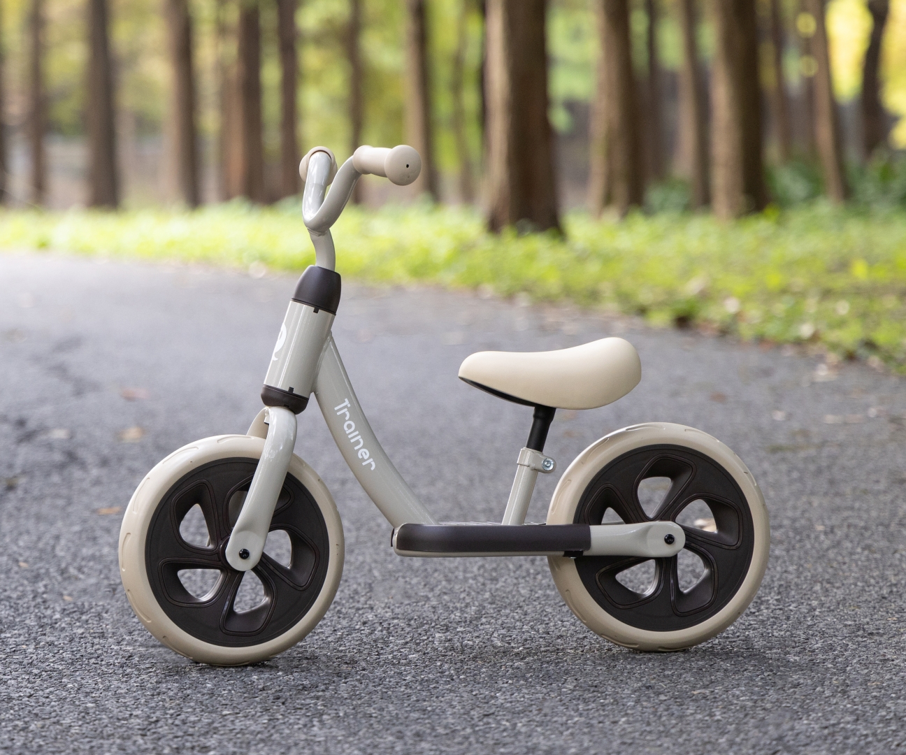 Qplay Rowerek Biegowy Trainer Beige — zdjęcie 6