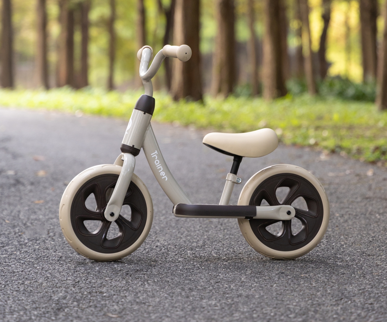 Qplay Rowerek Biegowy Trainer Beige — zdjęcie 7