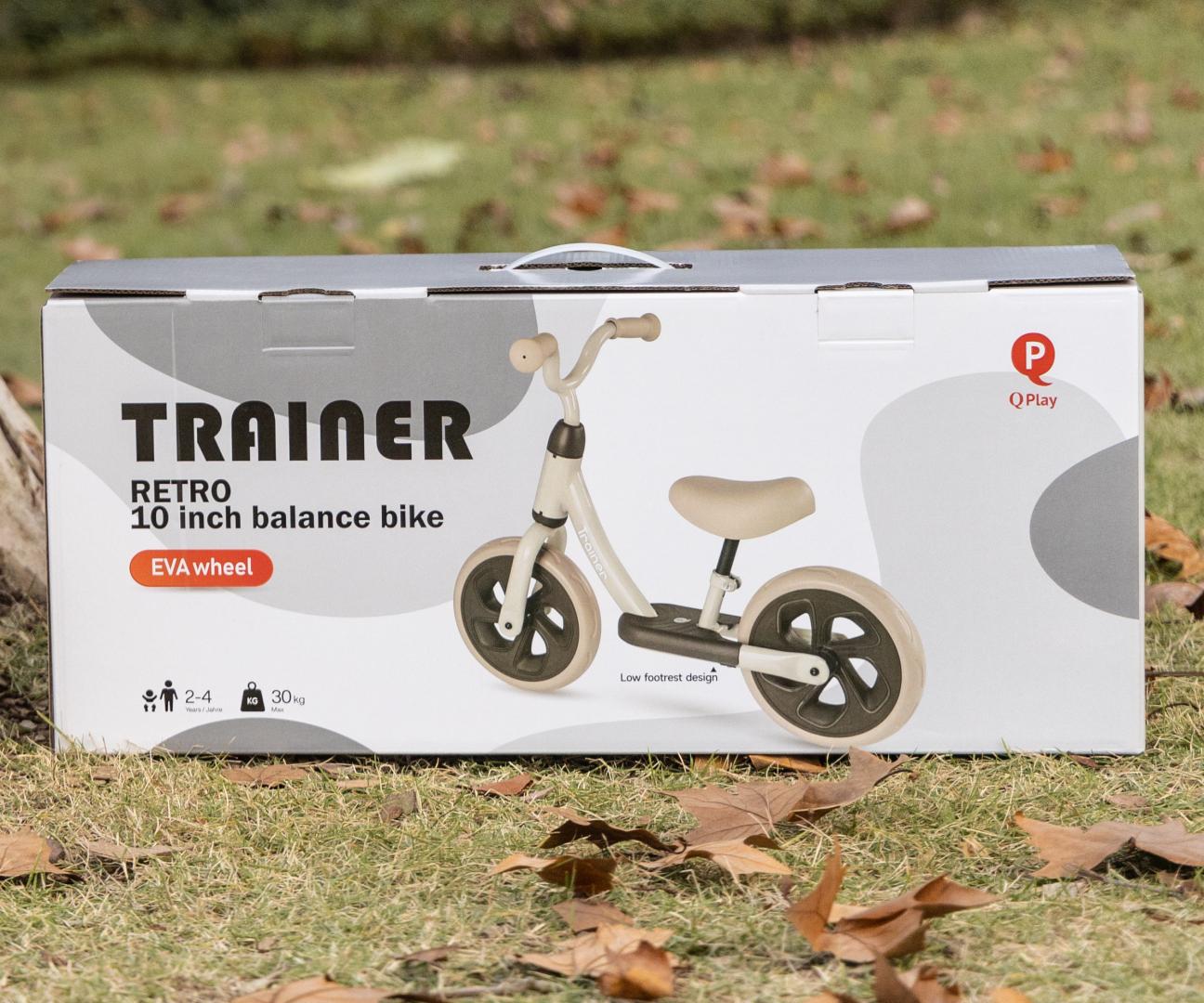 Qplay Rowerek Biegowy Trainer Beige — zdjęcie 13