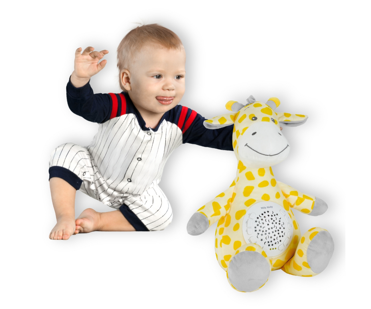 Milly Mally Zabawka pluszowa z Projektorem Milly Giraffe — zdjęcie 6