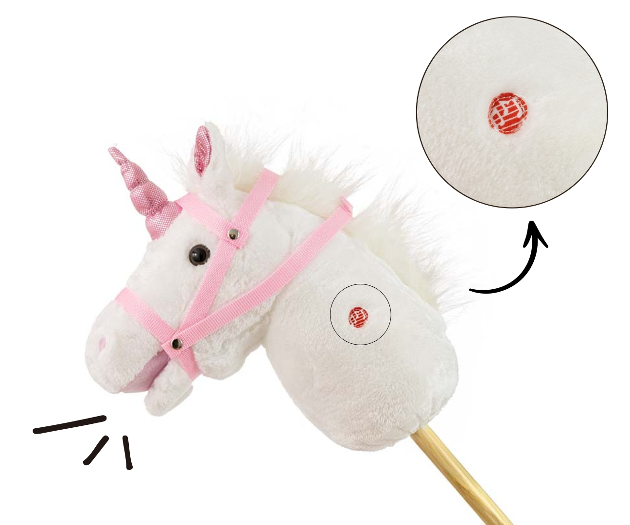 Milly Mally Hobby Koń na Kiju White — zdjęcie 6
