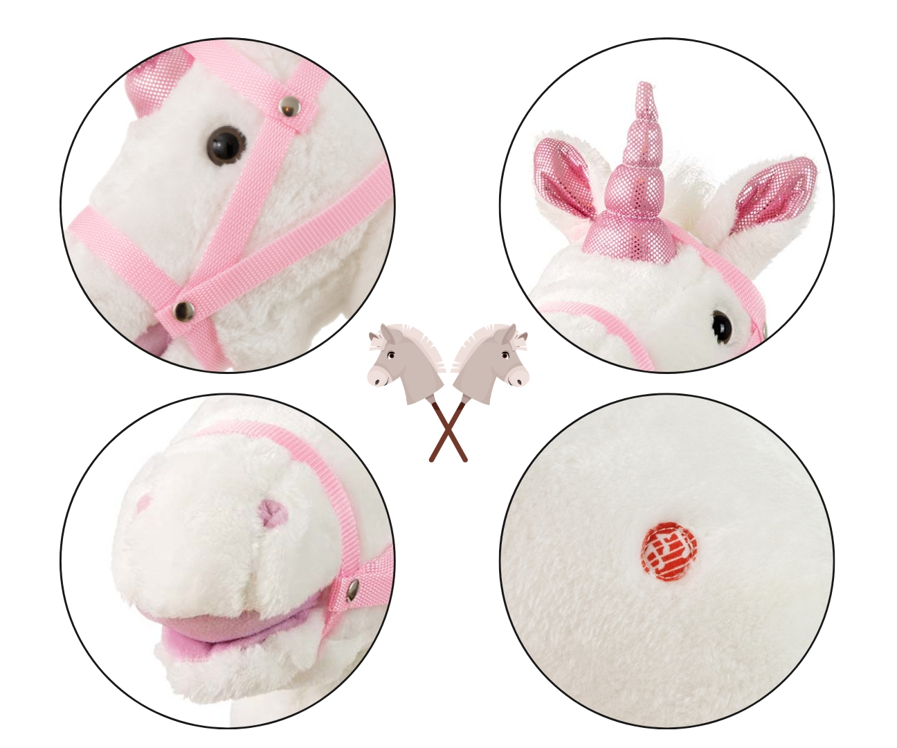 Milly Mally Hobby Koń na Kiju White — zdjęcie 8
