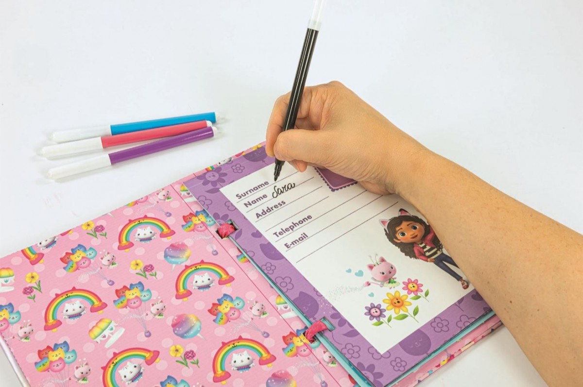 Clementoni Sekretny pamiętnik Koci Domek Gabi. Gabby's Dollhouse 50883 p6 — zdjęcie 2