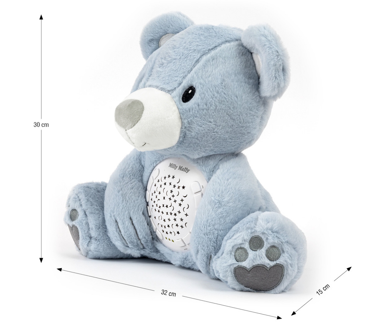 Milly Mally Zabawka pluszowa z Projektorem Milly Bear Blue — zdjęcie 15