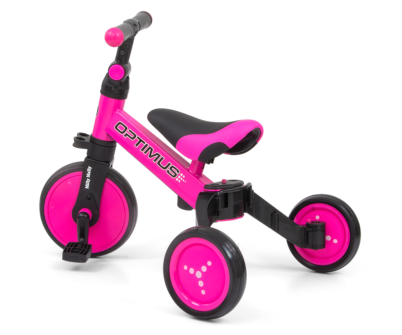 Milly Mally Rowerek 3w1 Optimus Pink — zdjęcie 2