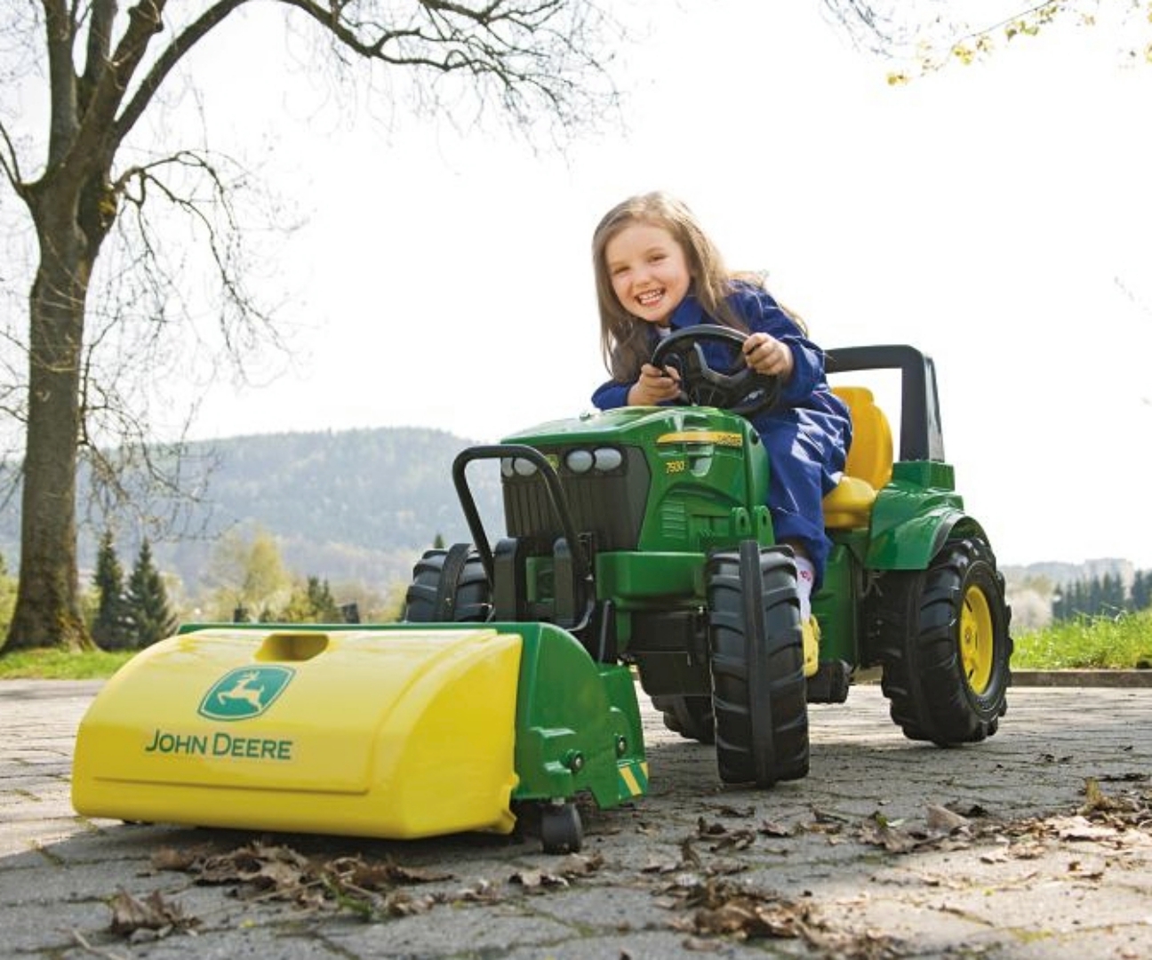 Rolly Toys 409716 Zamiatarka z Klapą John Deere — zdjęcie 4