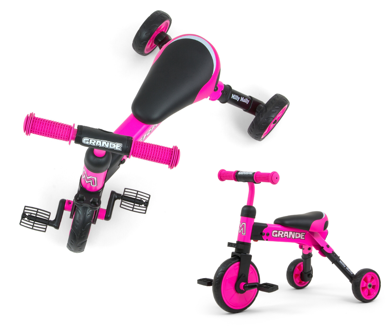 Milly Mally Rowerek 2w1 Grande Pink — zdjęcie 7