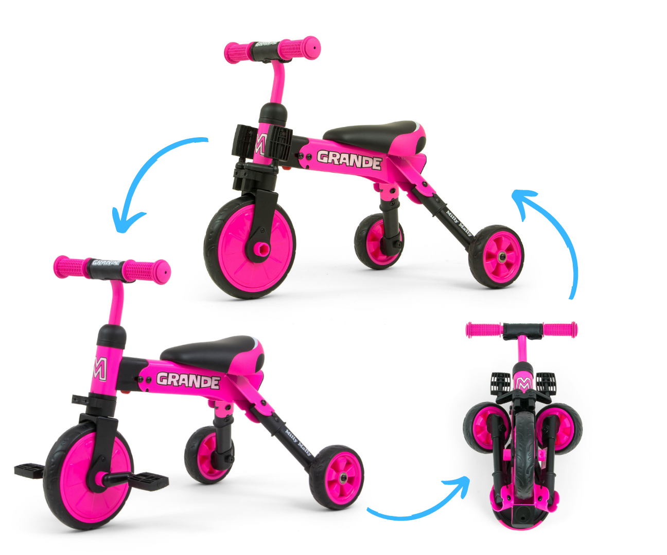 Milly Mally Rowerek 2w1 Grande Pink — zdjęcie 9