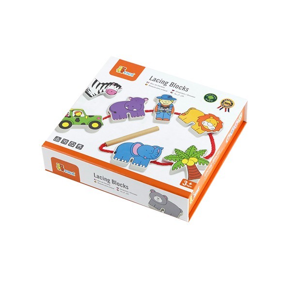 Viga 59549 Klocki - zwierzęta w zoo — zdjęcie 2