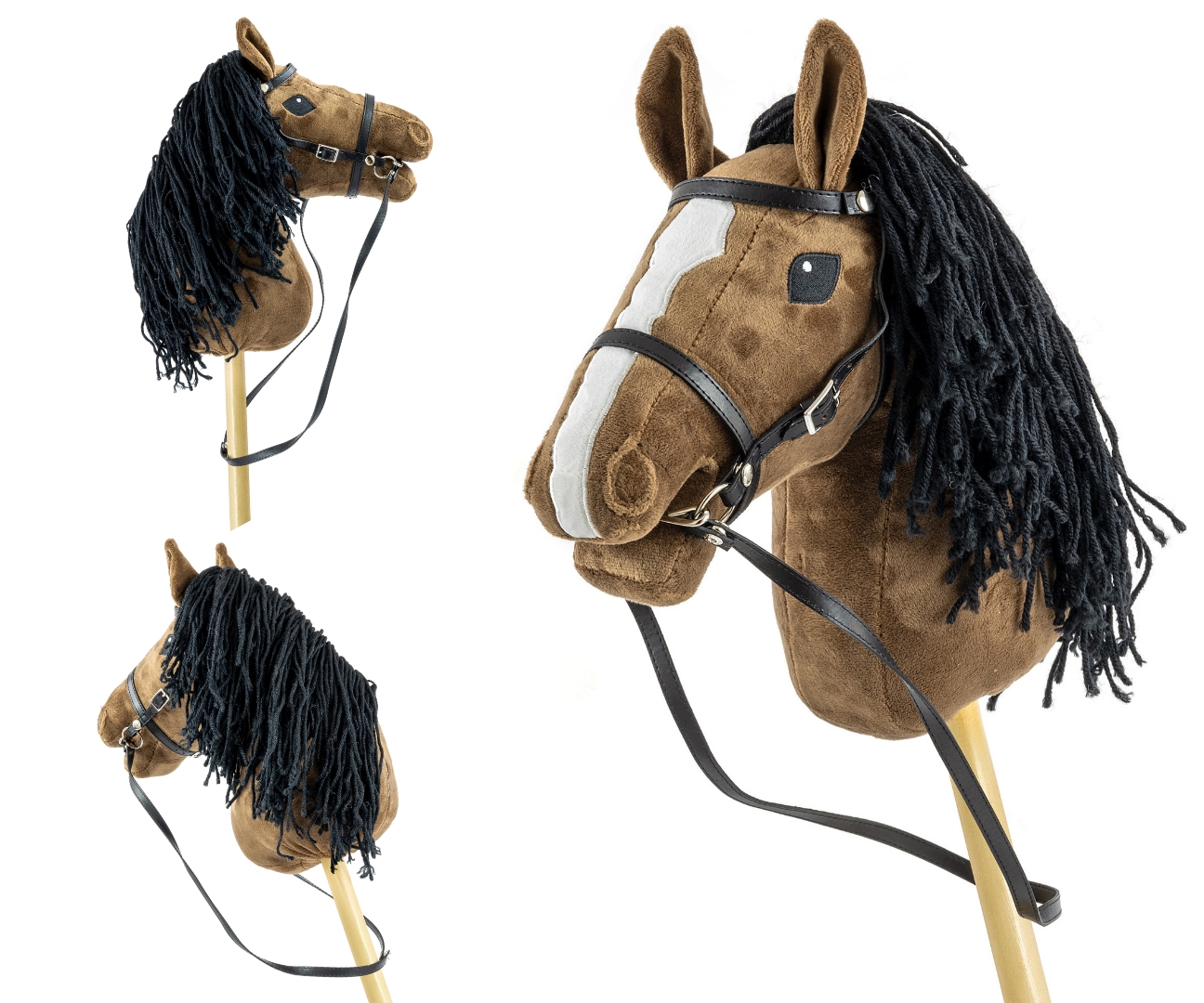 Milly Mally Hobby Plus Koń na Kiju Dark Brown — zdjęcie 4