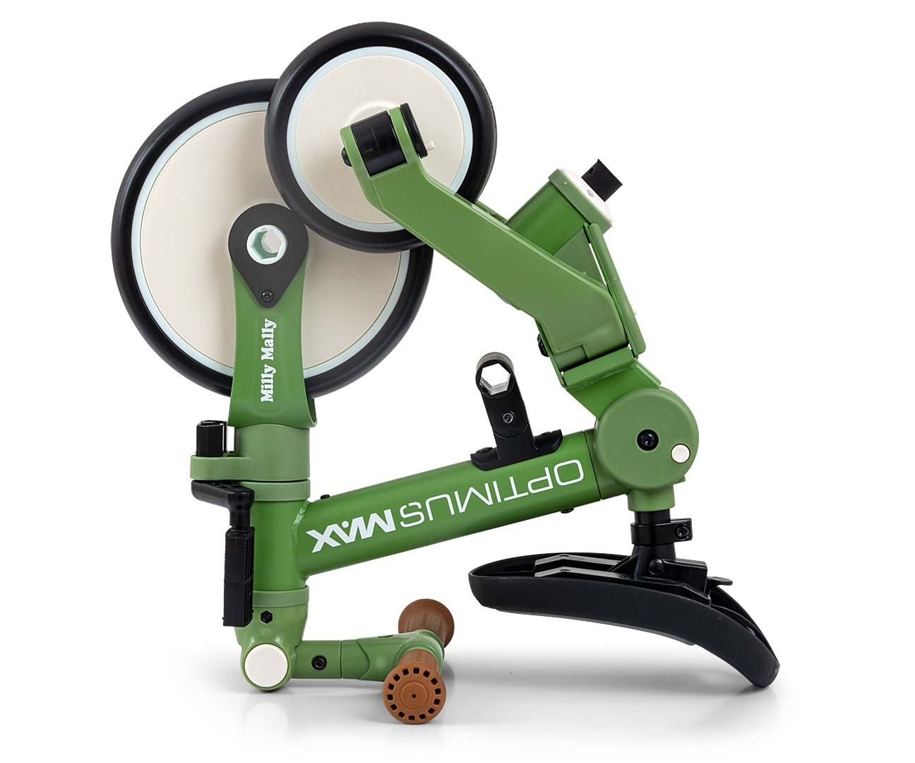 ND18_6342 Milly Mally Rowerek 5w1 Optimus Max Gre