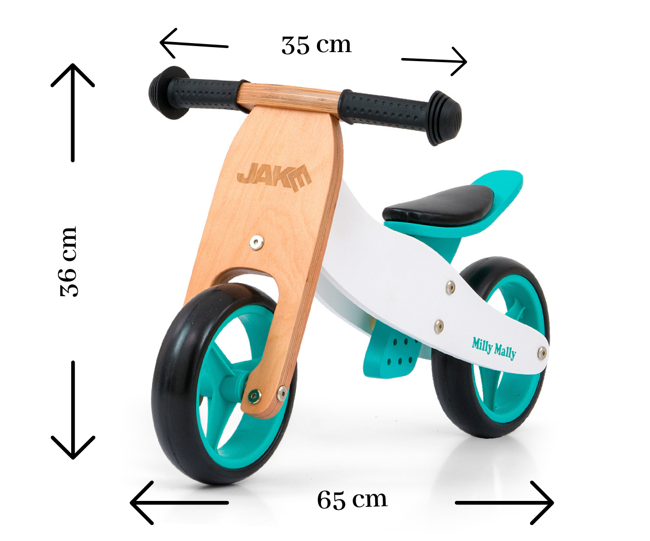 Milly Mally Pojazd Jake 2w1 Classic Mint — zdjęcie 3