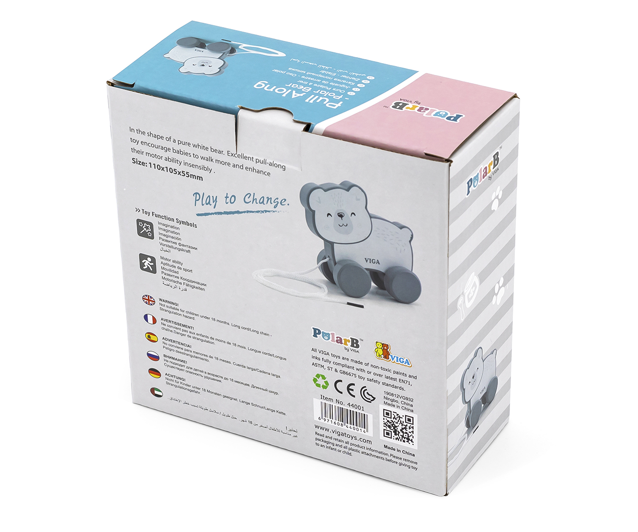 Viga 44001 PolarB Miś Michał do ciągnięcia — zdjęcie 5