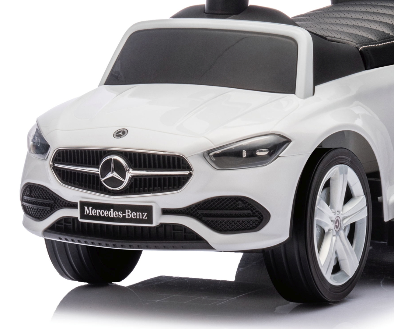 Milly Mally Pojazd z rączką MERCEDES C-Class Deluxe White — zdjęcie 10