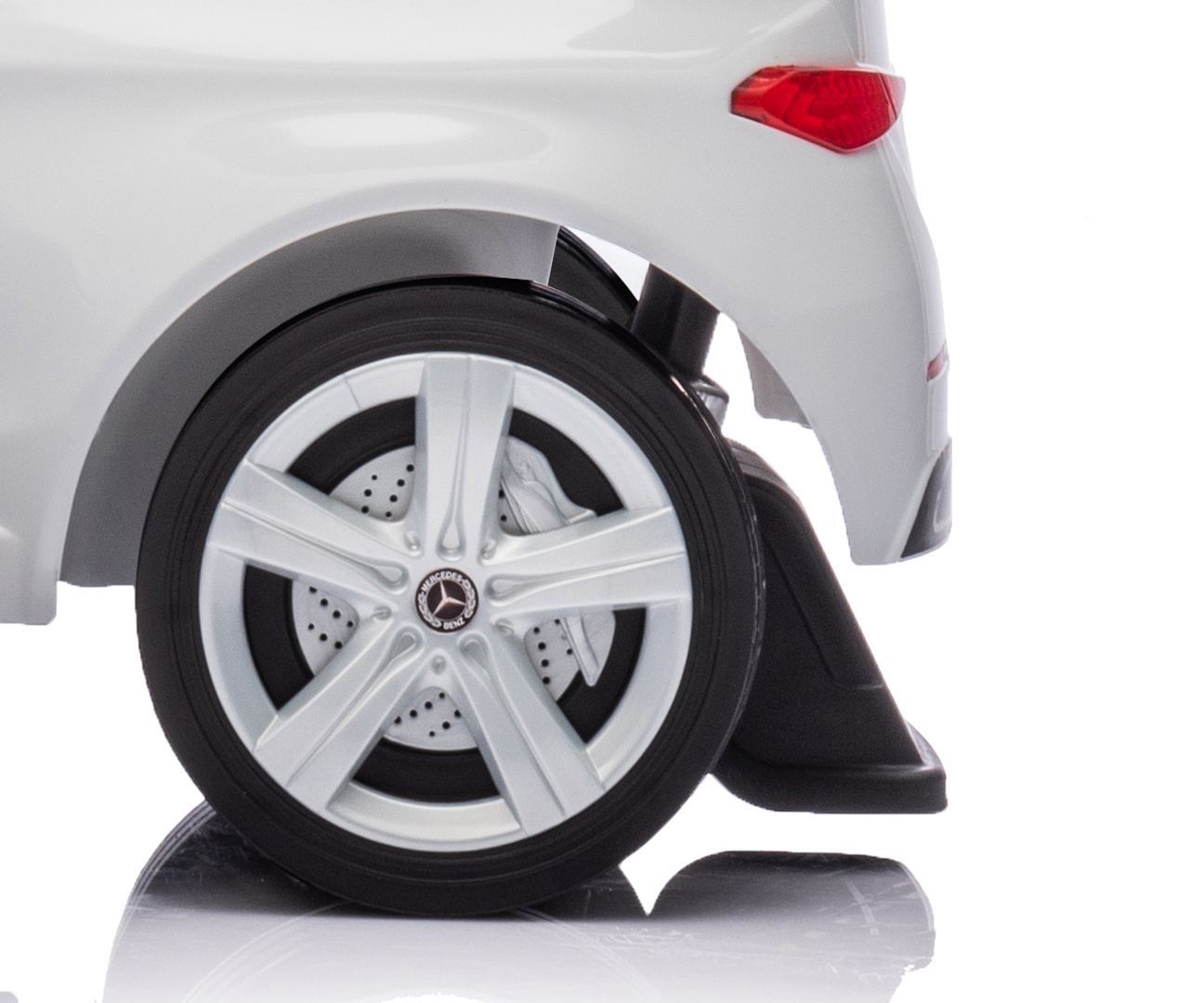 Milly Mally Pojazd z rączką MERCEDES C-Class Deluxe White — zdjęcie 11