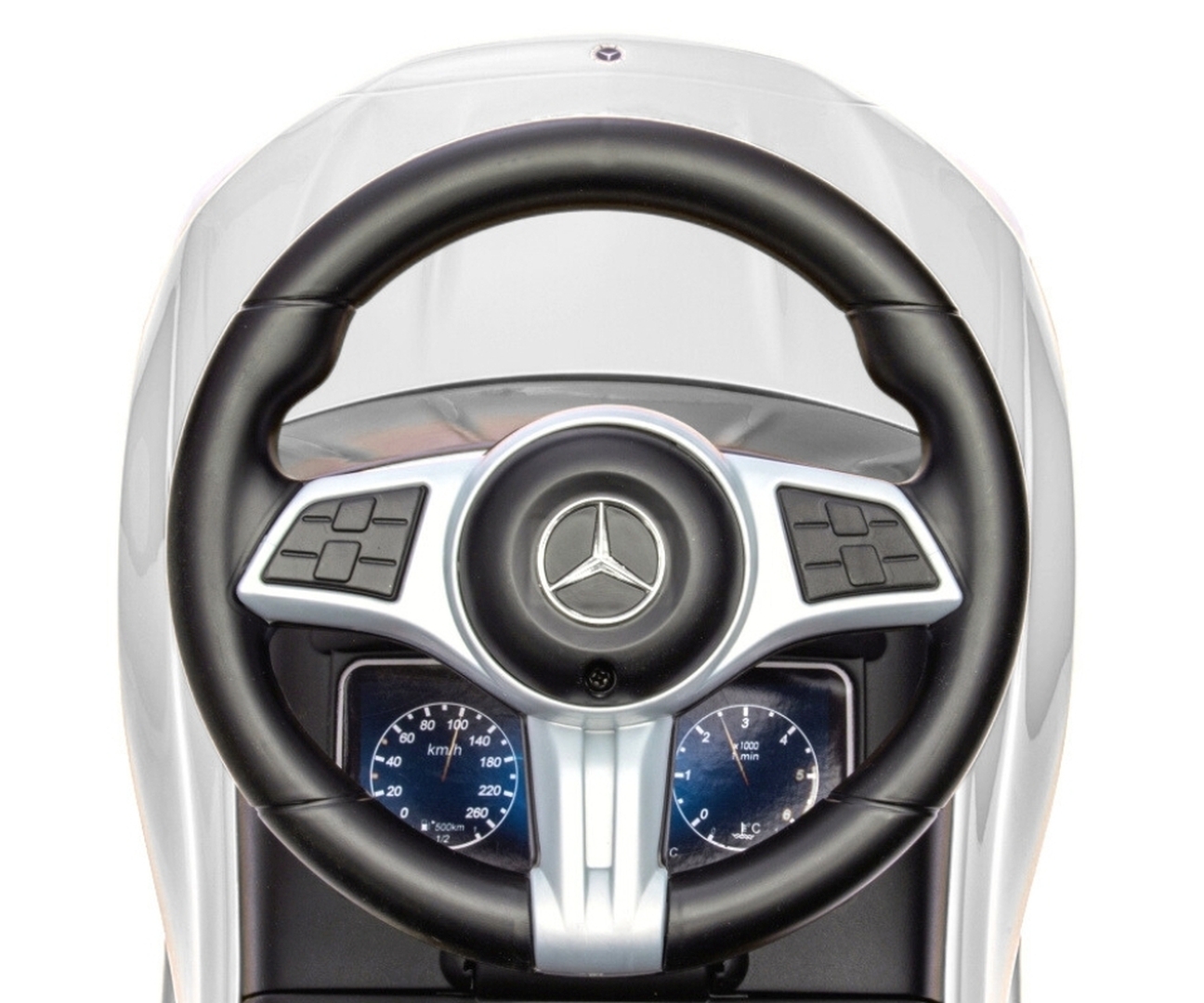 Milly Mally Pojazd z rączką MERCEDES C-Class Deluxe White — zdjęcie 12