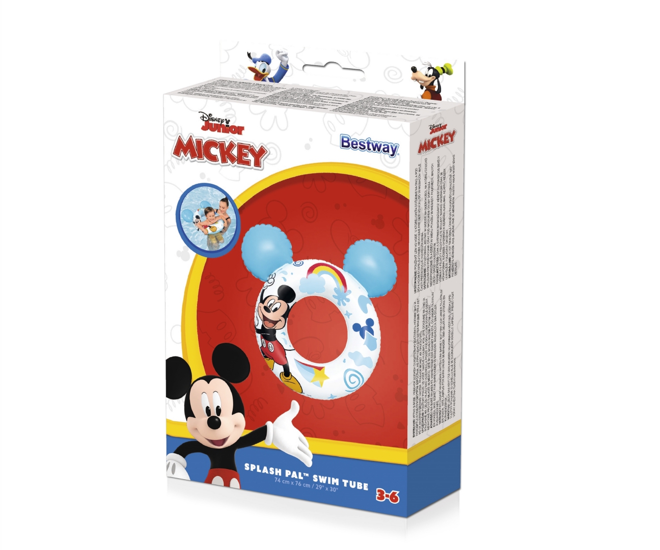 Bestway 9102K Disney Junior Mickey&Friends Kółko do pływania 74cm x 76cm — zdjęcie 11