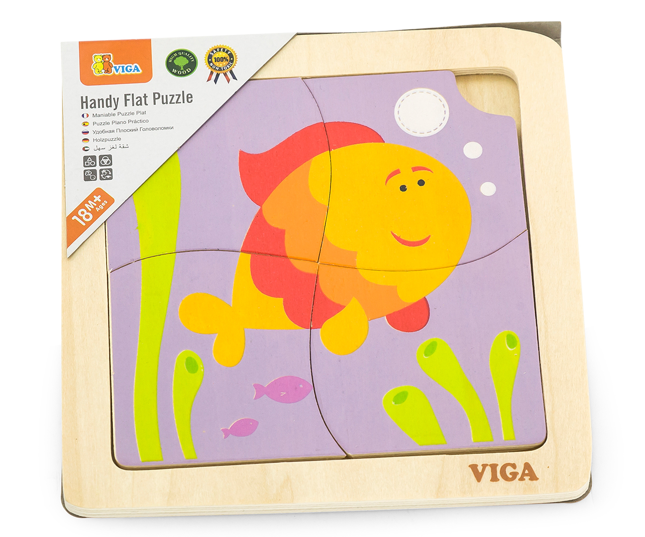 Viga 50144 Puzzle na podkładce - rybka — zdjęcie 2
