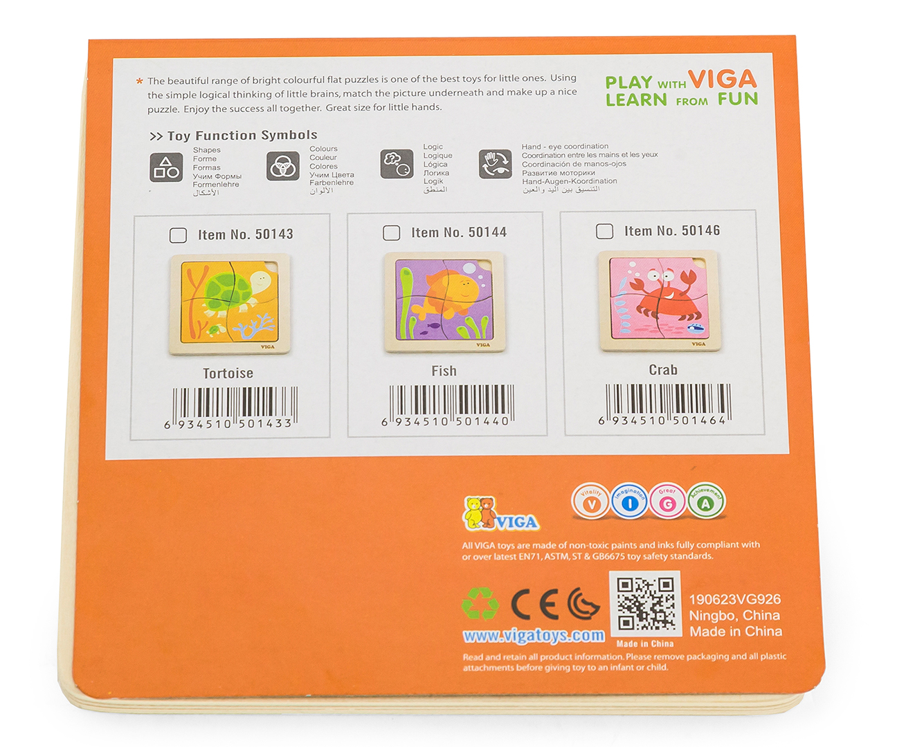 Viga 50144 Puzzle na podkładce - rybka — zdjęcie 3