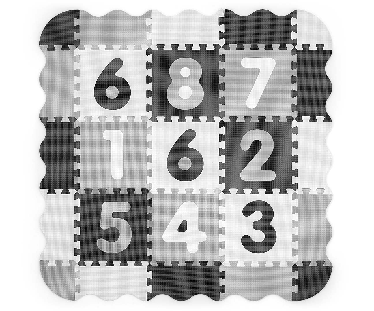 Vahtmatt puzzle Jolly 3x3 Digits - Grey
