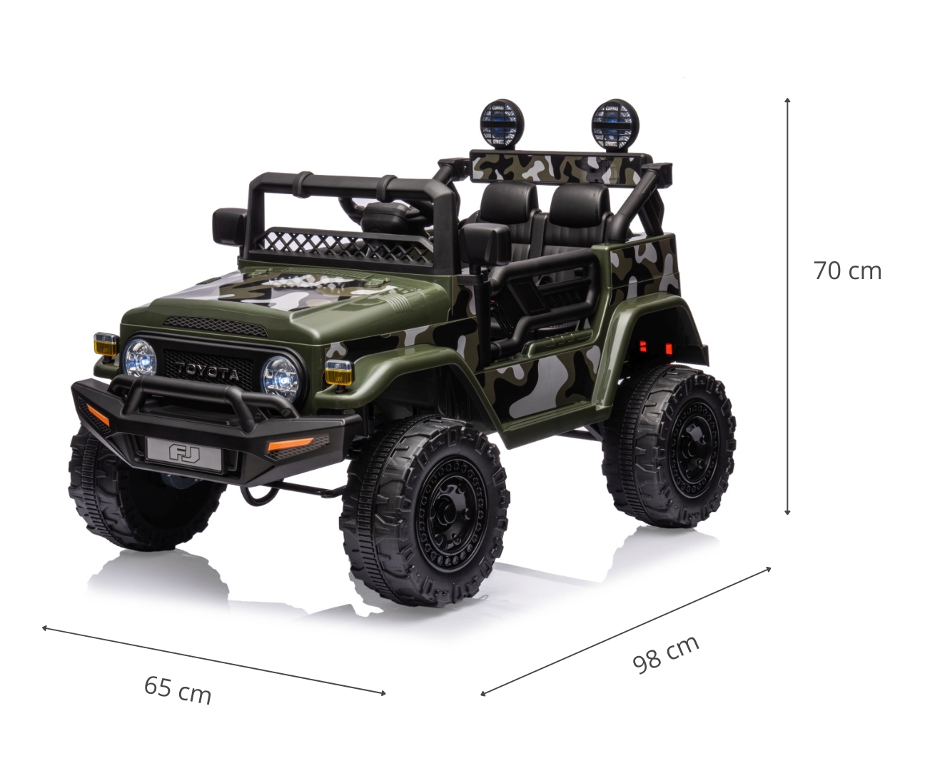 Milly Mally Pojazd na akumulator Toyota FJ Cruiser Army — zdjęcie 20