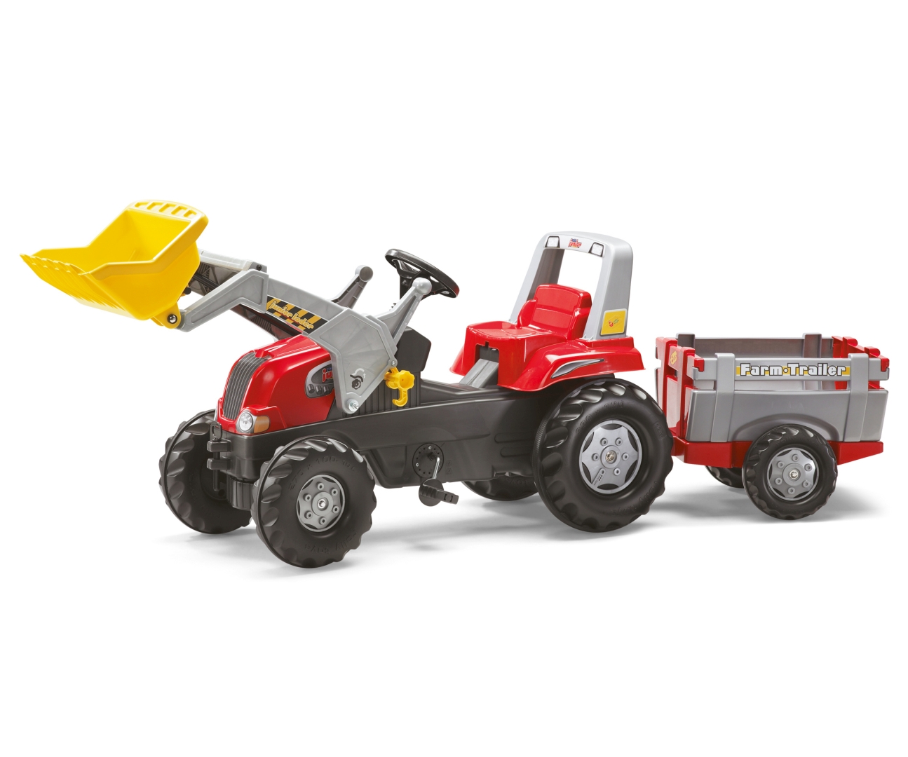 Rolly Toys 7 Rolly Junior RT traktor koos haagise..