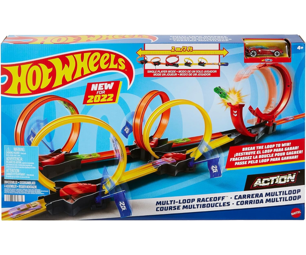 Mattel HDR83 Hot Wheels Rajd Przez Pętle — zdjęcie 2