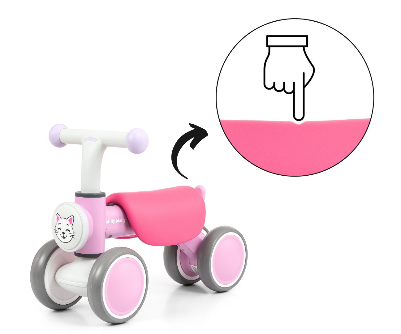 Milly Mally Pojazd York Pink — zdjęcie 10