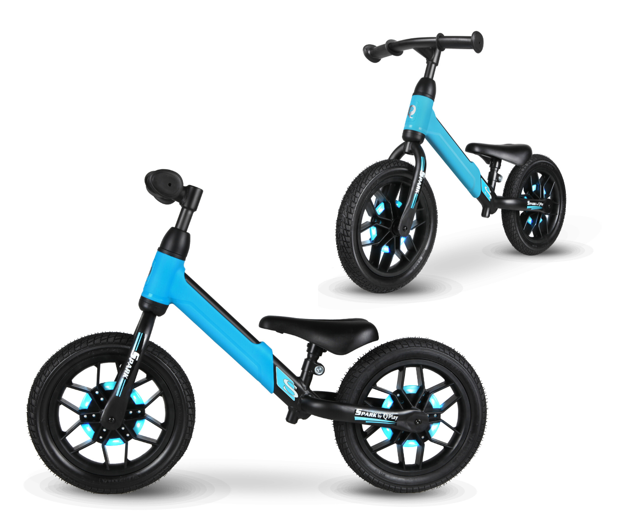 Qplay Rowerek Biegowy Spark Blue — zdjęcie 4