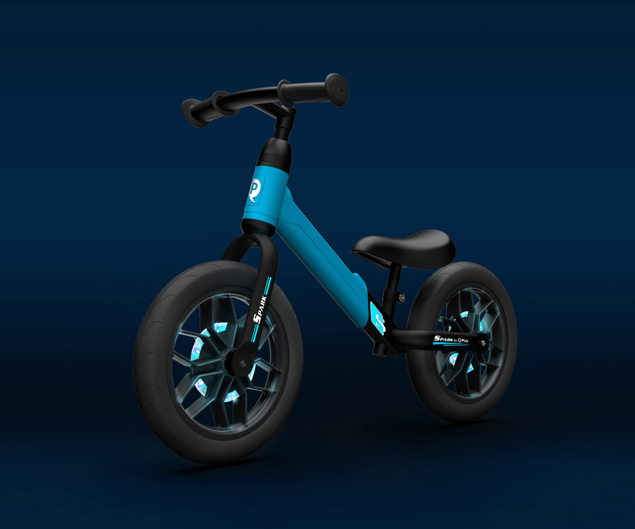Qplay Rowerek Biegowy Spark Blue — zdjęcie 5