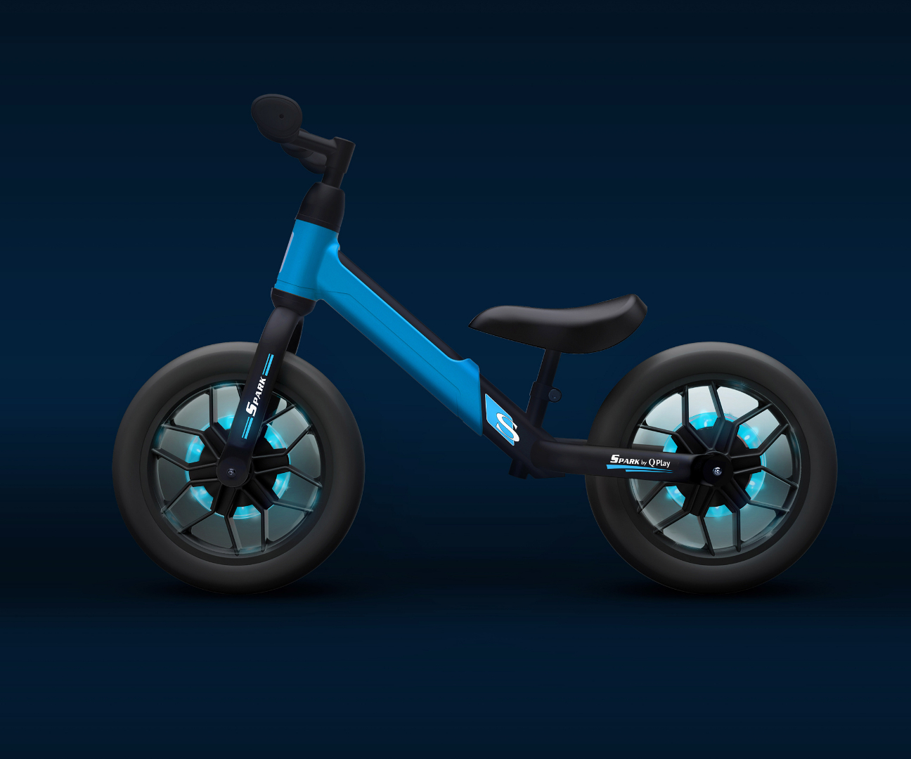 Qplay Rowerek Biegowy Spark Blue — zdjęcie 6