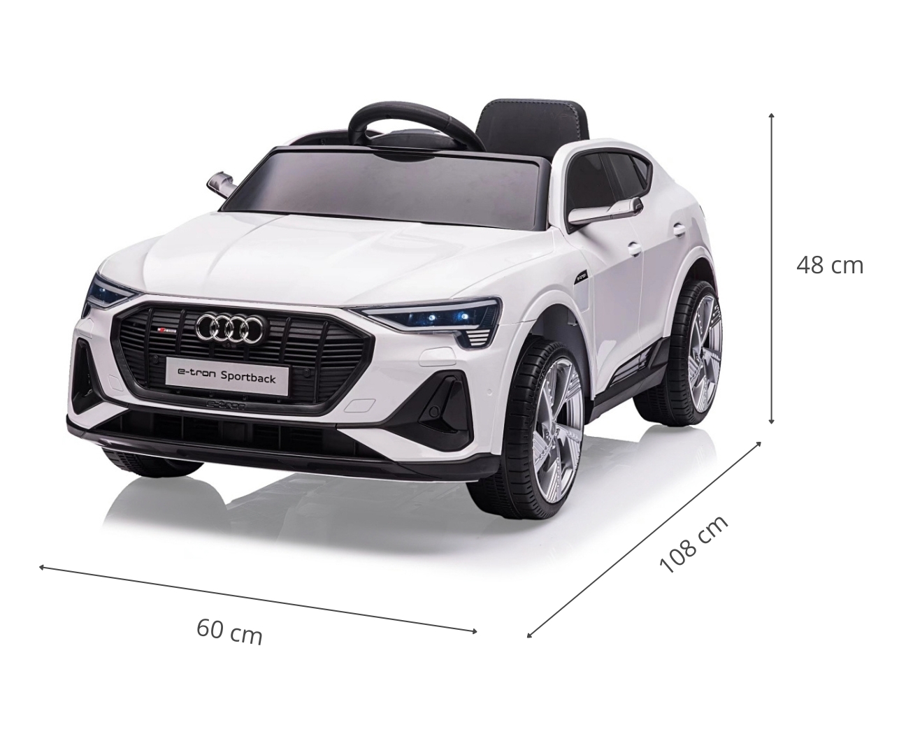 Milly Mally Pojazd na akumulator Audi E-Tron Sportback White — zdjęcie 14