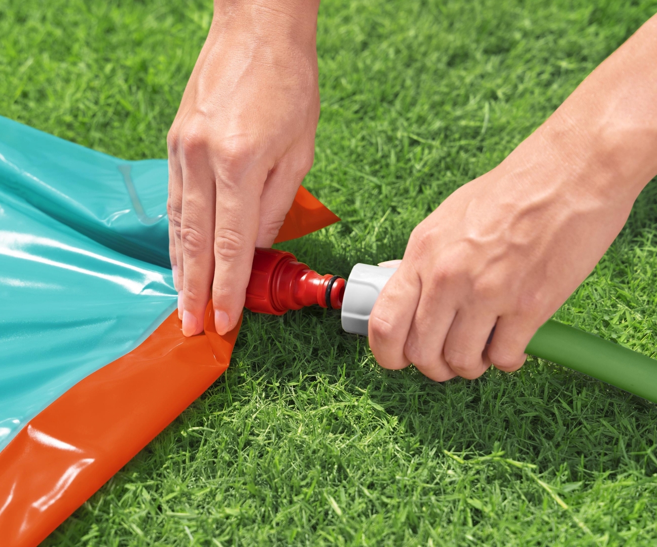 Bestway 52718 Ślizgawka pojedyncza ze spryskiwaczami H2OGO! StomBlast 4.88m — zdjęcie 3