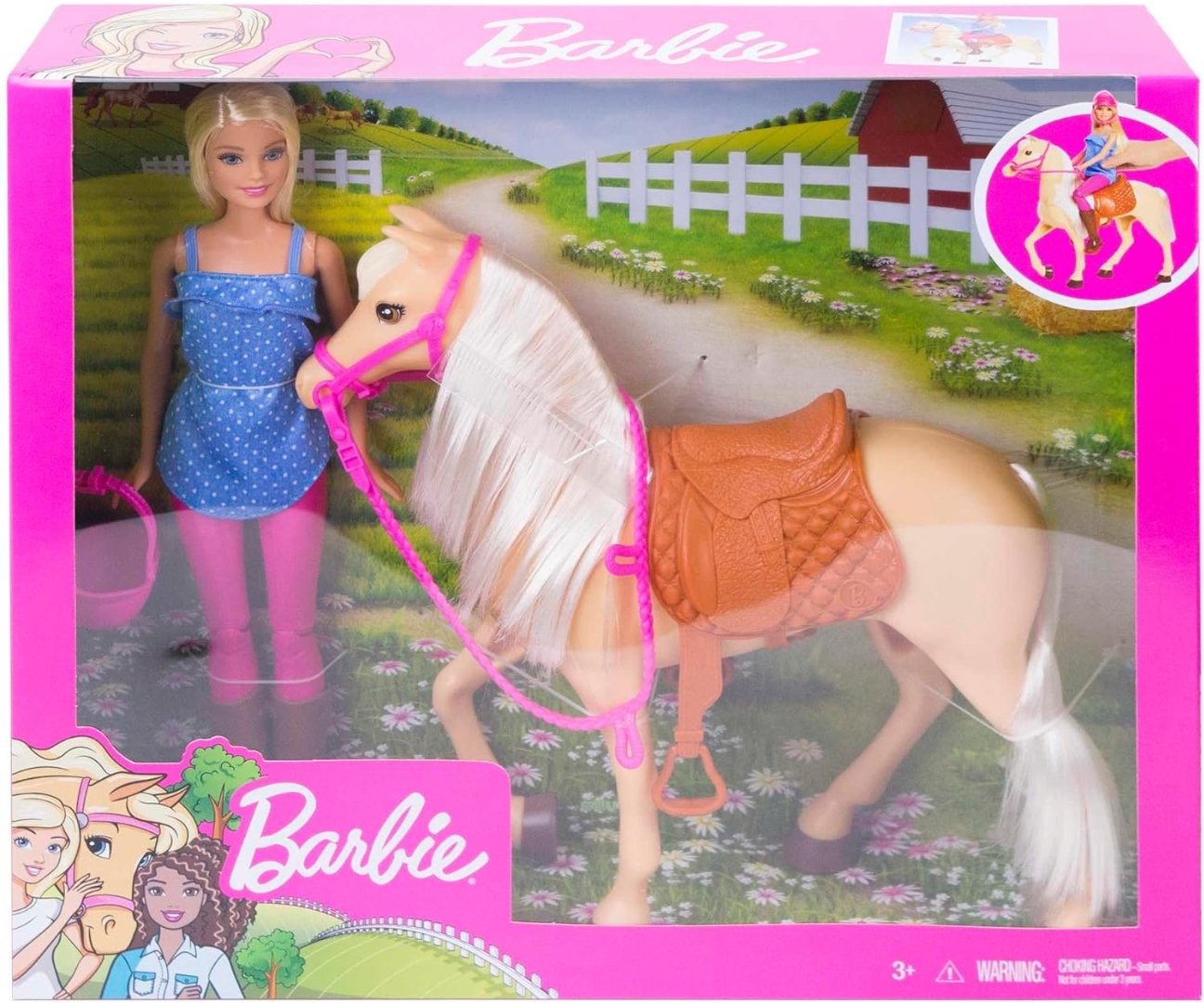 Mattel FXH13 Lalka Barbie w Stroju Jeździeckim — zdjęcie 4