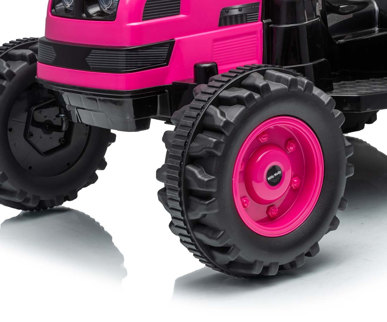 Milly Mally Pojazd na akumulator Traktor z przyczepą Farmer Pink — zdjęcie 5