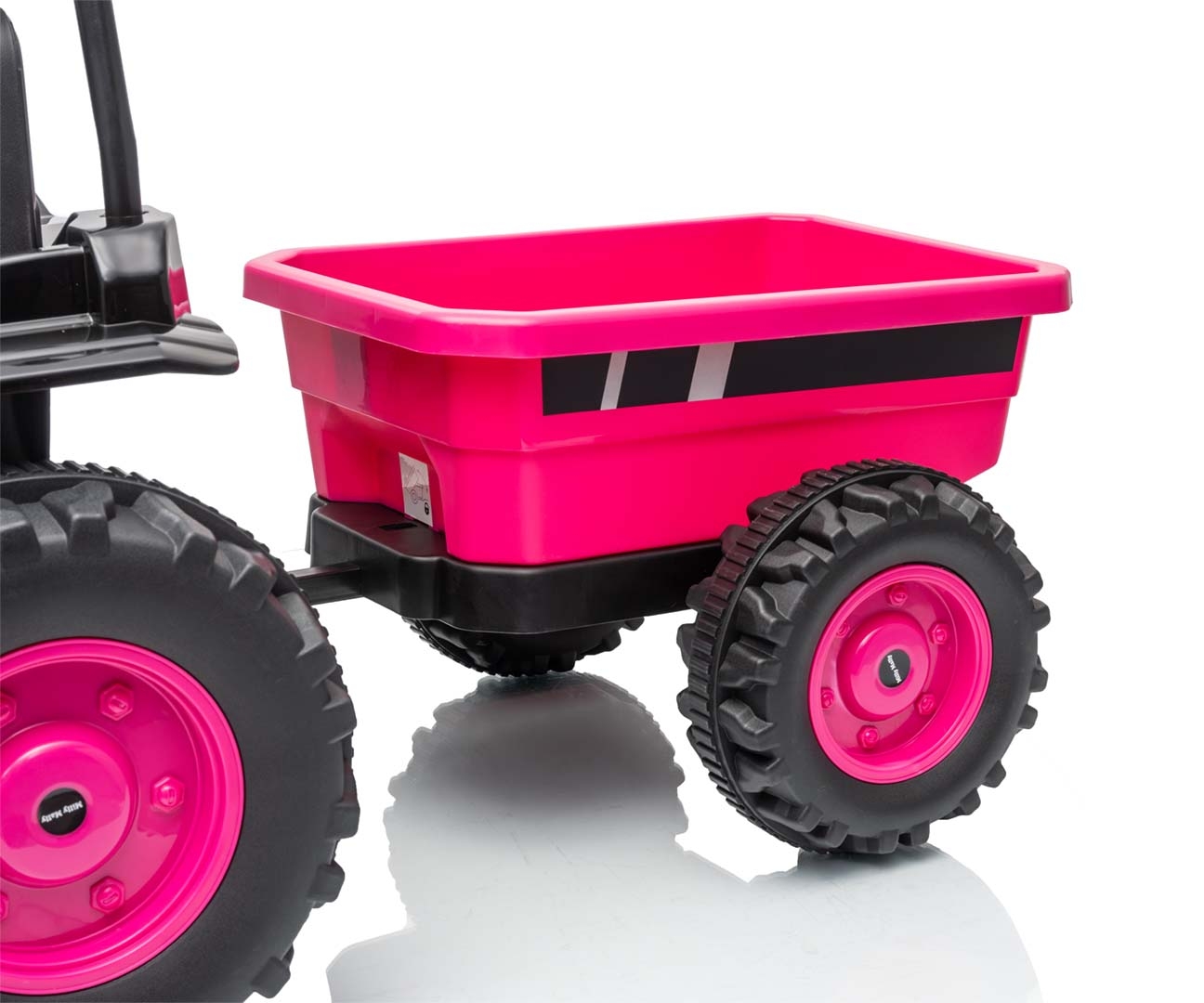 Milly Mally Pojazd na akumulator Traktor z przyczepą Farmer Pink — zdjęcie 6