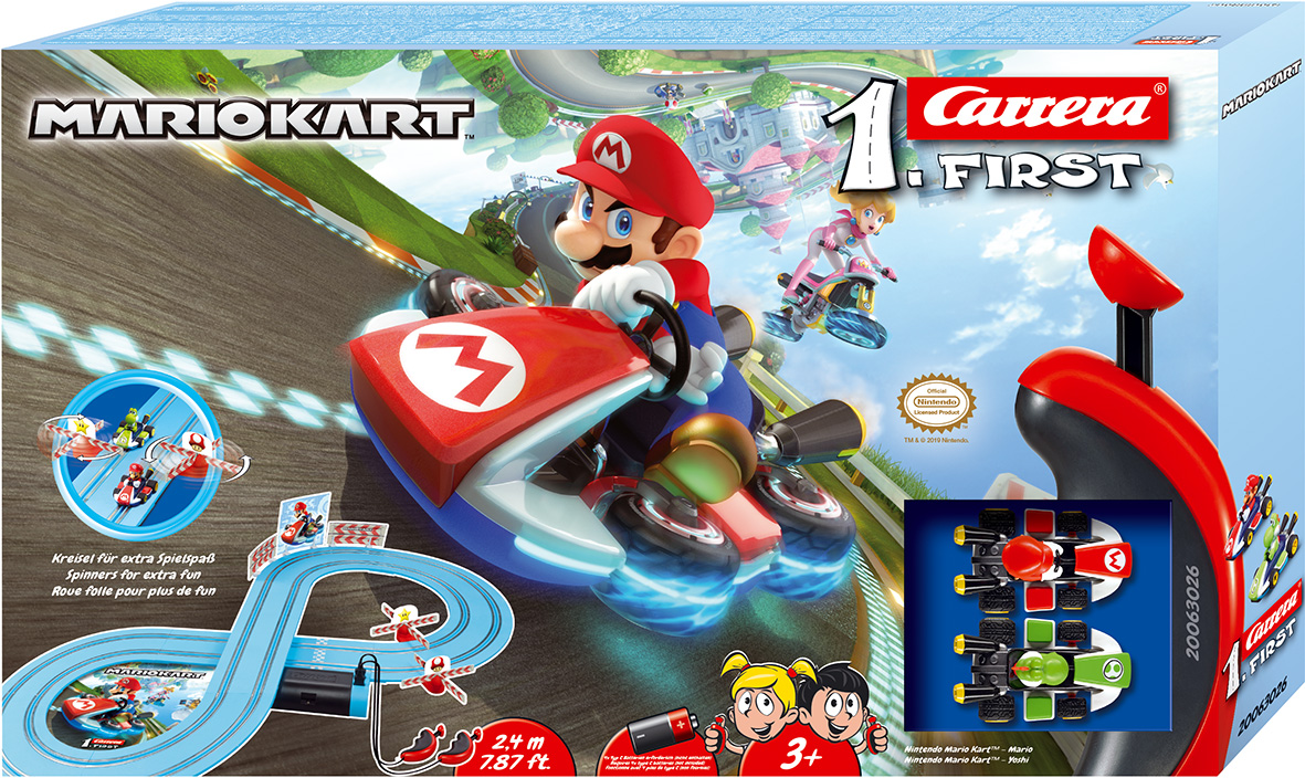 Carrera First 20063026 Nintendo Mario Kart - Mario and Yoshi 2,4m — zdjęcie 6