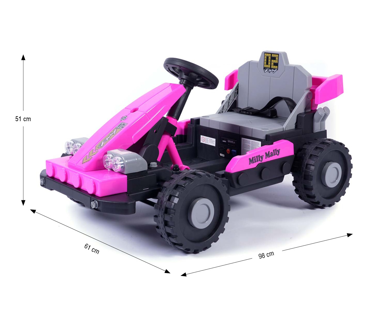 Milly Mally Pojazd na akumulator Prime 2w1 Pink — zdjęcie 14