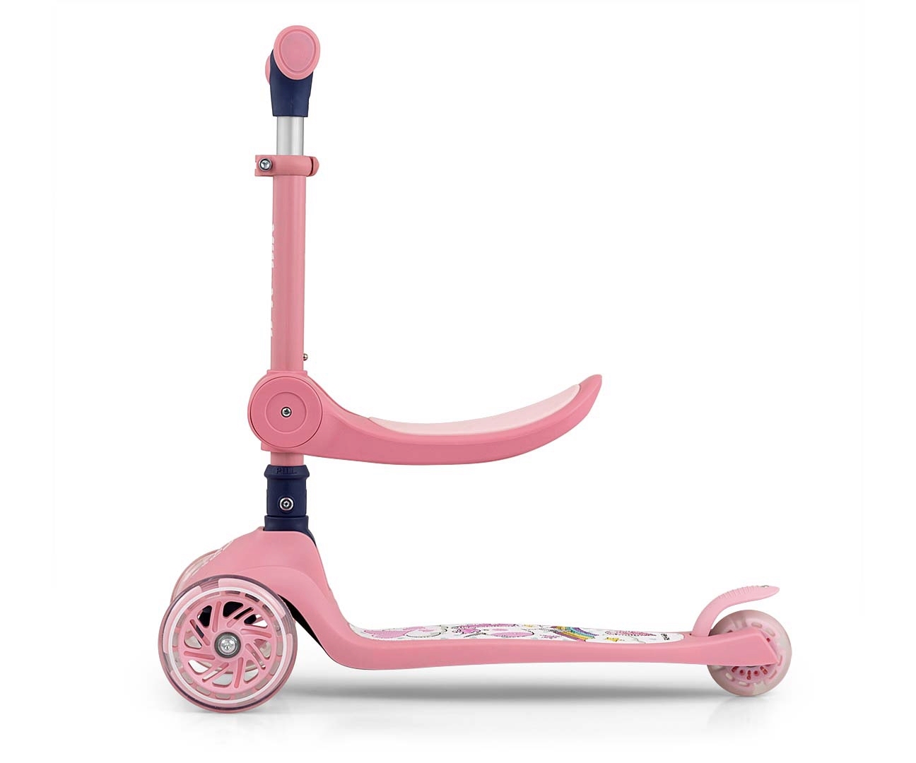 Milly Mally Scooter Fuzzy Pink — zdjęcie 2